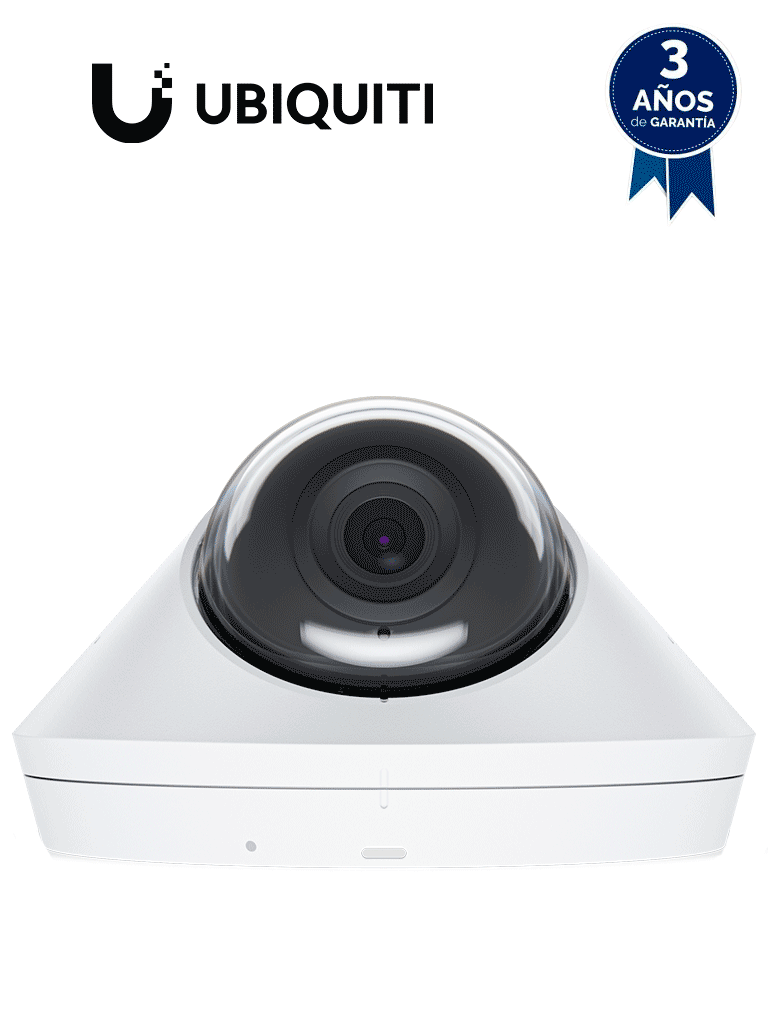 UBIQUITI UVC-G4-DOME - Cámara IP domo 4 MP, Lente Fijo, PoE, Iluminadores IR 9 Mts, Micrófono y Bocina integrados, Deteccion de eventos IA, Administrable a través de UniFi Protect. #BFLAS#BFUB