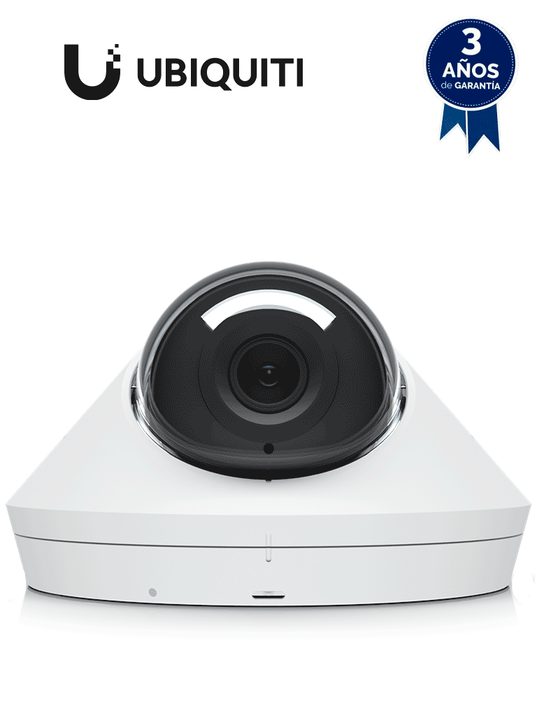Ubiquiti UVC-G5-DOME - Camara IP domo 4MP/ Hasta 9m de visión nocturna/ Compresión H.264/ Alimentación PoE/ Micrófono integrado/ Administrable a través de UniFi Protect #BFLAS#BFUB