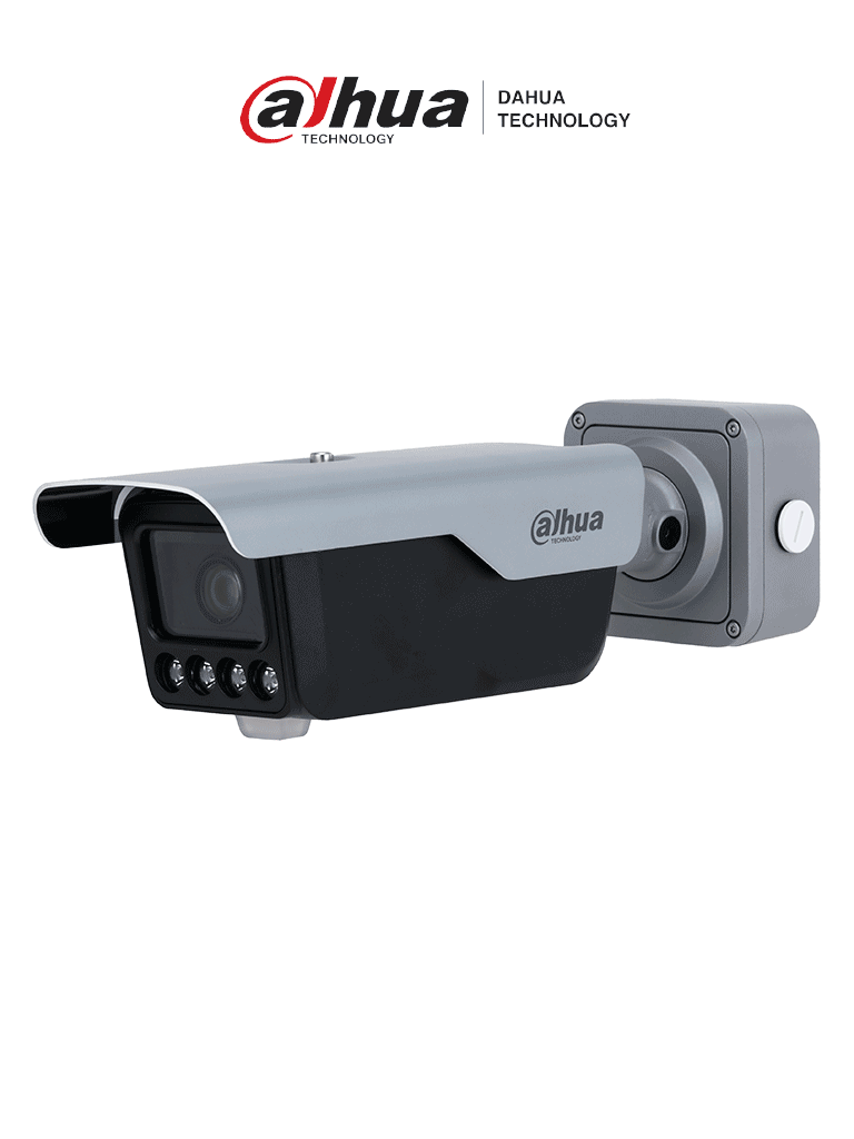 [DHI-ITC413-PW4D-Z1] DAHUA DHI-ITC413-PW4D-Z1 - Cámara IP LPR 4 MP con lente motorizado 2.7-12mm y 4 iluminadores de 10m. Incluye IA WizMind, lectura de placas hasta 80 km/h, detección de vehículos (tipo, color, marca)PoE, WDR, H.265, IP67, E/S de alarma y audio #IMD
