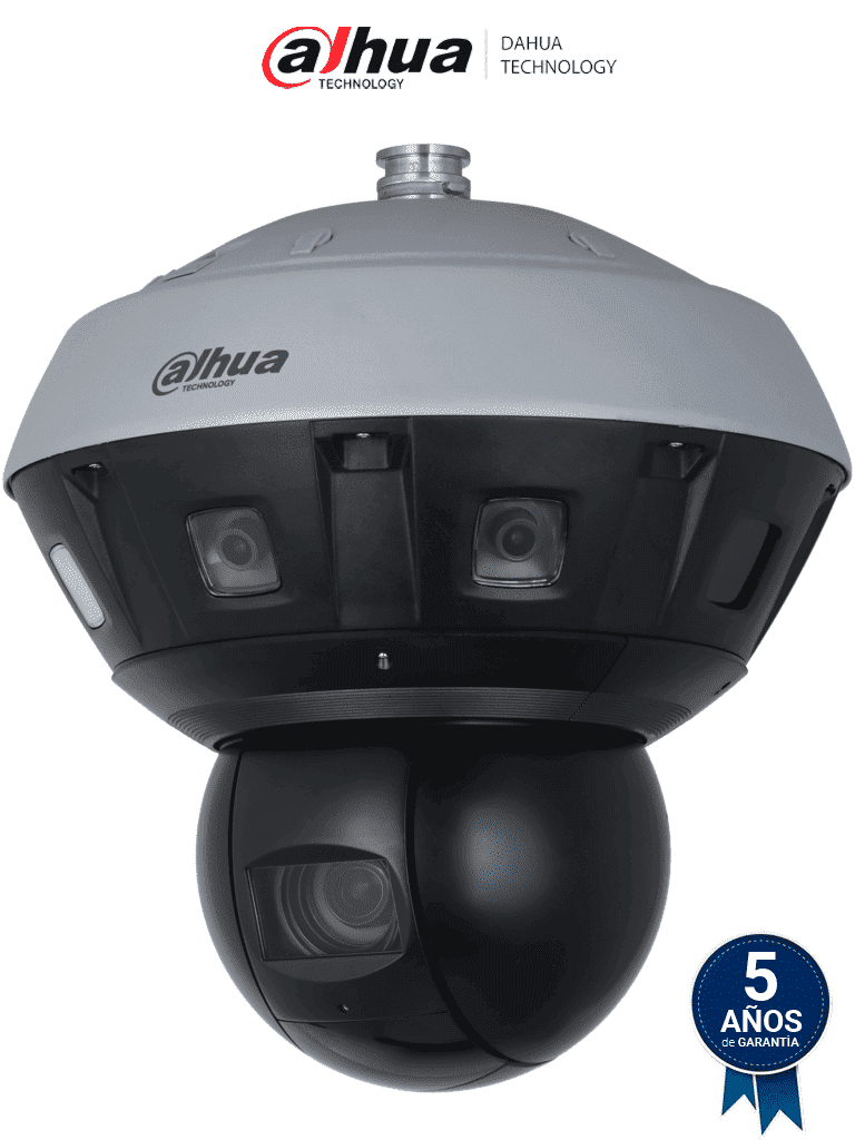 DAHUA DH-PSDW81642M-A360-D440 - Cámara IP panorámica multisensor 8x2MP, PTZ de 40x zoom óptico y 4MP, con tecnologías WizMind, Starlight, Smart Tracking, IR 400m, H.265, certificación IP66, entradas y salidas de audio (2) y alarma (7) #XCDAHUA #MV
