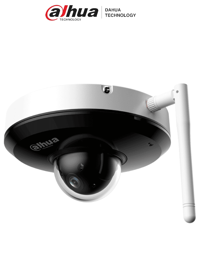 DAHUA SD1A204DB-GNY-W - Camara IP PTZ WiFi De 2 Megapixeles/ Zoom Optico 4X/ Antivandalica/ Luz IR de 20 Metros/ Microfono Integrado/ Ranura para MicroSD/ Face Detection/ SMD 3.0/ Protección IP66/IK08/ #DIP #FS