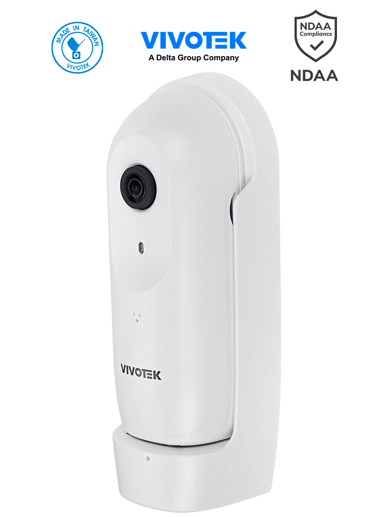 [CC9160-H] VIVOTEK CC9160-H - Cámara IP Panorámica para interior, 2 MP, WDR Pro, Visión 180º, Ciberseguridad Trend Micro, Smart Stream III, Micrófono Integrado, Visión SNV, Conectores DI/DO, ONVIF #V1 #TM