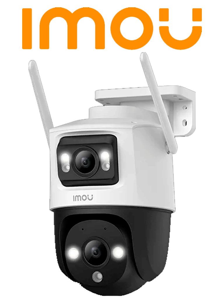 IMOU Cruiser Dual 10MP (IPC-S7XN-10M0WED ) - Cámara IP PT Dual Wifi Full Color con lente Fijo de 5 Megapixeles + Lente PT 5 Megapixeles. Cuenta con 30 m de Iluminación Nocturna y Audio Bidireccional con micrófono y tecnología IMOU Sense#LoNuevo #IMO