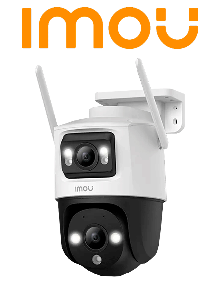 [IPC-S7XN-8M0WED] IMOU Cruiser Dual 8MP (IPC-S7XN-8M0WED) - Cámara IP PT Wifi Dual de 8MP con lente fijo y PT de 3MP, visión nocturna de 30m, micrófono y altavoz integrados, audio bidireccional y inteligencia artificial. #triimou