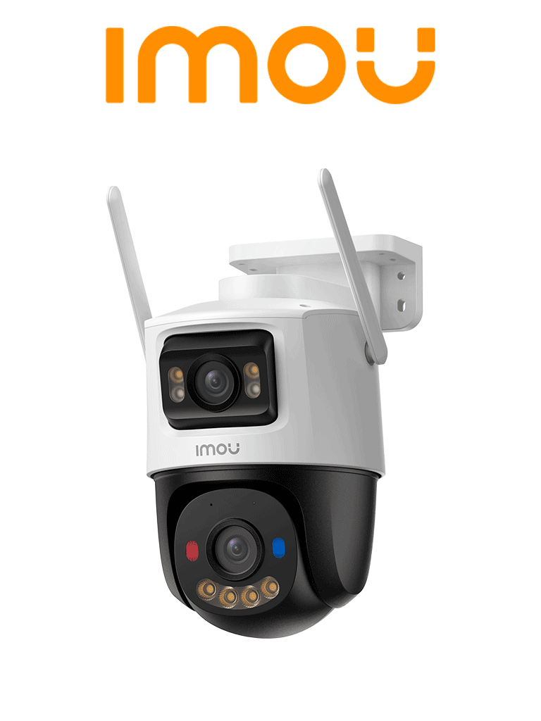 [IPC-S7XFN-8U0WED] IMOU Cruiser Dual Pro 8MP (IPC-S7XFN-8U0WED-imou)- Cámara IP PT Dual Wifi 6,. 8MP Lente Fijo de 4 MP + y Lente PT 4 MP,Audio Bidireccional #IMO