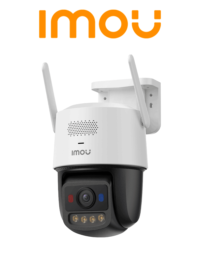 IMOU IPC-U7LN-6V0NE - Titan Pro 6MP P, WIFI, LENTE DE 3.6MM, NIGHT VISIÓN: 30 MTS SD 512GB, ALGO PLAY, 2 LUCES DE ADVERTENCIA ROJAS Y AZUL, AUDIO EN DOBLE VIA, SIRENA DE 125DB DOBLE BANDA 2.4/5G, AURORA. #IMOUNEW