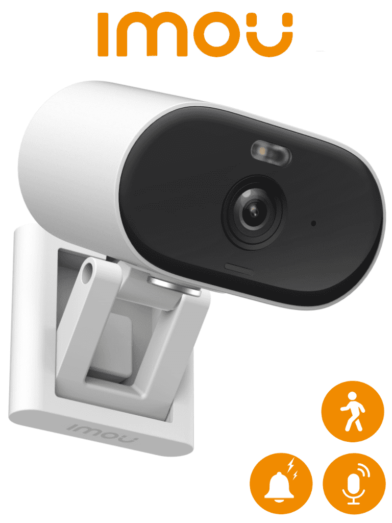 [IPC-C22FN-C] IMOU VERSA (IPC-C22FN-C) -Cámara IP WiFi IMOU VERSA de 2 MP,con lente de 2.8 mm y 97°d apertura, ofrece compresión H.265, audio bidireccional, sirena, visión nocturna de 20 m, ranura MicroSD, detección de humanos y certificación IP65#MCI2 #IMMC #IMO #BFM5