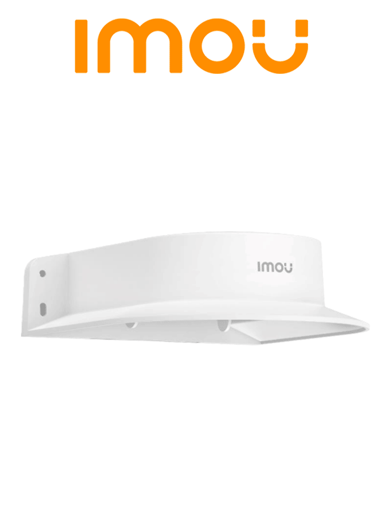 PFB-RC Soporte de protección contra la lluvia para cámaras IMOU - Series Ranger (Mini, Pro, Dual, 2C). fácil de instalar y admite instalaciones tanto en pared como en poste.