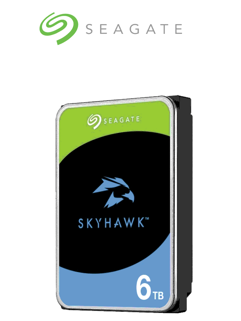 SEAGATE 6TB ST6000VX009 Disco duro de 6 TB / Skyhawk/ 3.5 256MB Caché / SATA III, 6Gbit/s, Caché