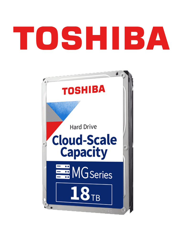 [MG09ACA18TE] TOSHIBA MG09ACA18TE - Disco duro de 18TB / 3.5" / Sata III / 720 RPM / Bufer 512Mb / Diseño sellado con Helio /