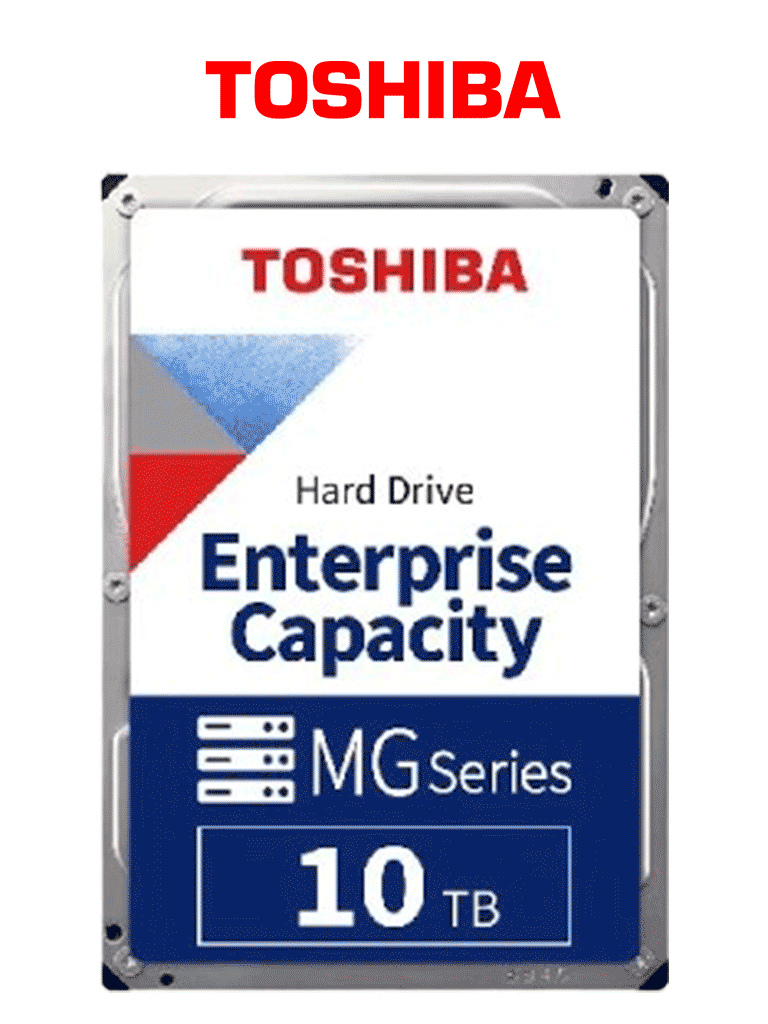 [MG10ADA10TE] TOSHIBA MG10ADA10TE - Disco duro de 10TB/ 3.5" / serie Enterprise / 512MB / 7200RPM / Recomendado para Servidores y Videovigilancia
