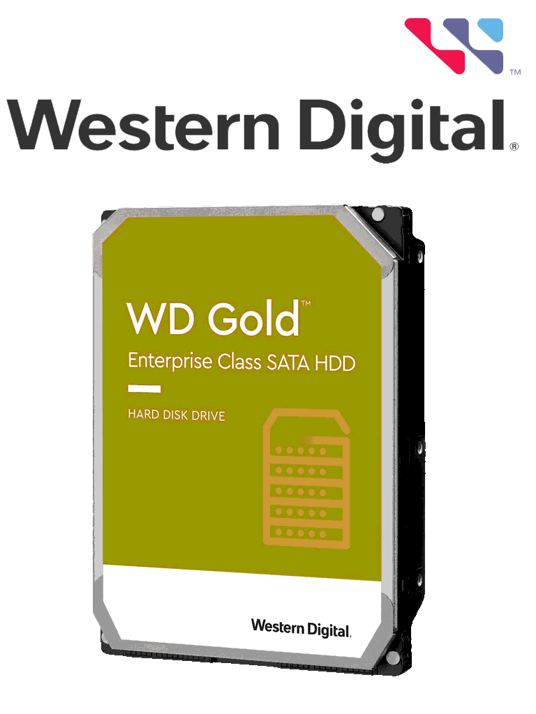 [WD102KRYZ] WESTERN WD102KRYZ- Disco duro 10 TB/ Serie Gold/ Sata 6 GBS/ Recomendado para video vigilancia/ Servidores/ 7200 RPM/ 256MB/ Tamaño 3.5 #WD-ANIV
