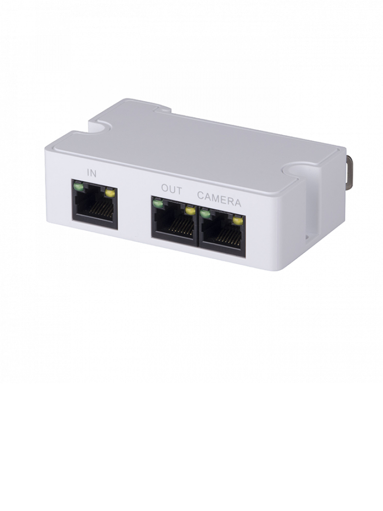 [DH-PFT1300] DAHUA PFT1300 - Extensor PoE & PoE plus pasivo / 2 Puertos / Conexión en cascada hasta 300 Mts / 2 Puertos Fast Ethernet