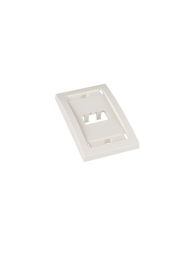 [CFPE2IWY] PANDUIT CFPE2IWY Placa de pared Vertical / 2 Puerto /Mini-com / Blanco hueso / Con espacio para etiquetas