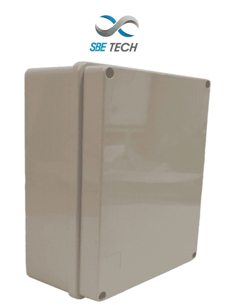 [SBE-OP19014070] SBE TECH SBE-OP19014070 - Caja plástica con tapa opaca de 19x14x7 cm multiusos, IP66, fabricada en material autoextinguible y resistente a la abrasión