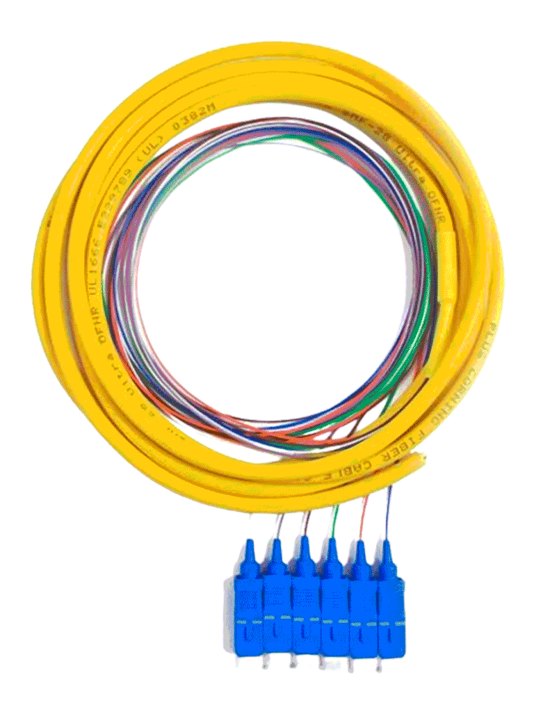 [SBE-PIGSC2MSM6P] SBE TECH SBE-PIGSC2MSM6P Pigtail SC / MONOMODO 9/125 / 2 metros / 1pieza