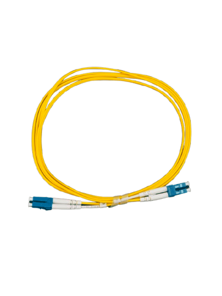 TCE - LMN-FO-LCU-LCU-02 - Jumper LC-LC Monomodo / UPC / duplex 2 mm / 2 metros / Amarillo #FO