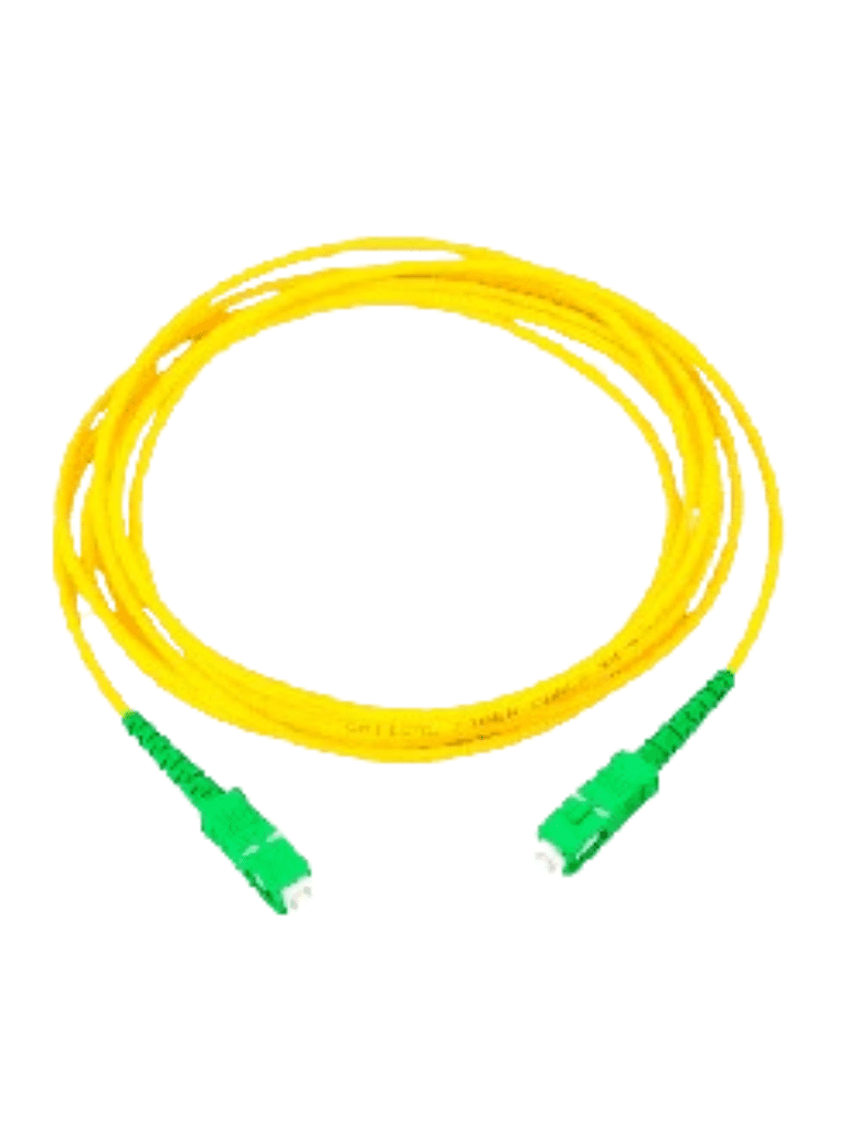 TCE - LMN-FO-SCA-SCA-02 - Jumper SC-SC Monomodo / APC / Simplex 2 mm / 2 metros / Amarillo #FO