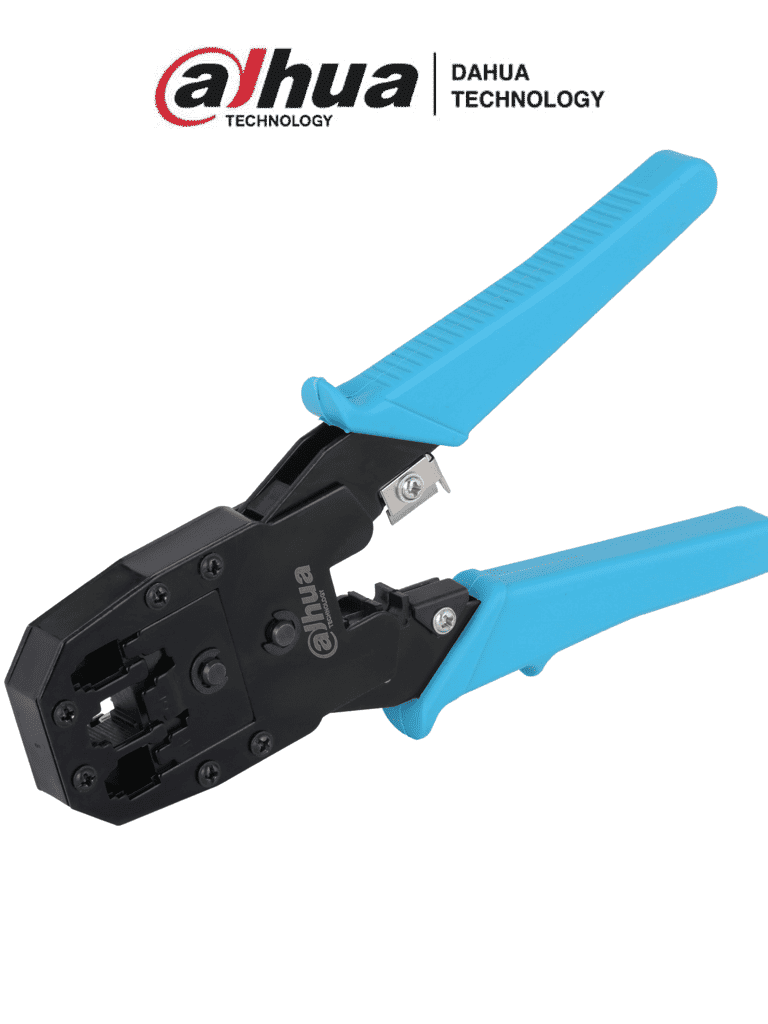 DAHUA DH-PFM915 -Pinzas para Plegar (Crimpar o Ponchar) de Conectores RJ45 y RJ11/ Multifuncional Cortar y Pelar Cable/ Cuchilla SK5/ Fabricada en Acero A3 alta resistencia y durabilidad/ #LoNuevo