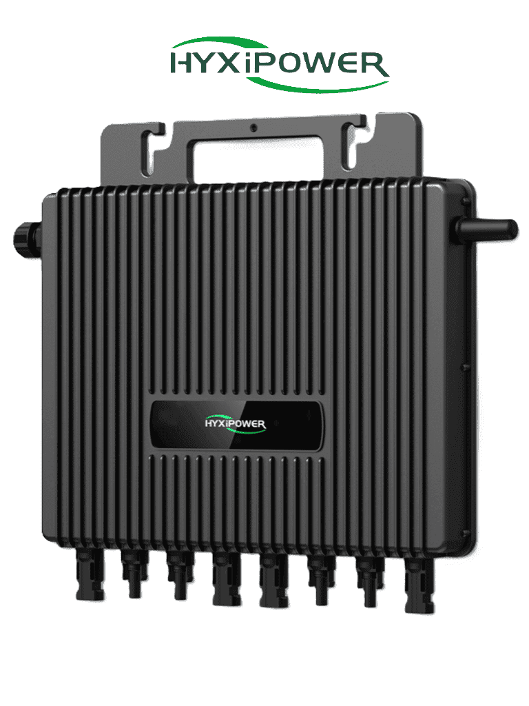 HYXIPOWER HYXM2000S - Microinversor Residencial / Potencia Salida 2000W / Comunicación SUB-1G / Conexión Hasta 4 Módulos /Protección IP67 / Diseño Tipo Gancho / Plug & Play #SOLAR #MCI1
