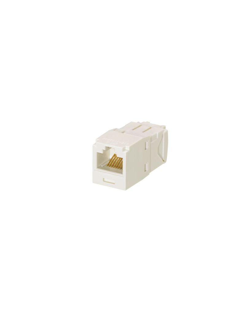 [CJ688TGIW] PANDUIT CJ688TGIW - Módulo jack con terminación estilo TG Mini-Com™ / UTP RJ45 Categoría 6 / BLANCO #TWCAB