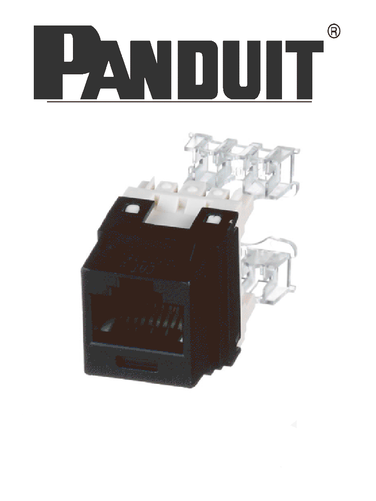 [NK688MBL] PANDUIT NK688MBL - Jack UTP RJ45 / Tipo Keystone / Categoría 6 / Negro