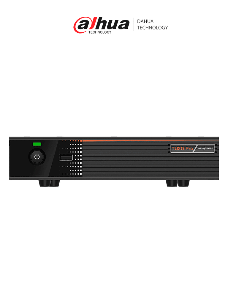 [TU20Pro] DAHUA TU20 Pro: procesador LED todo en uno con 6 puertos de red y hasta 3.9M píxeles. Integra Android y tarjeta de envío, reproduce sin PC, permite pantalla inalámbrica y gestión en la nube 24/7. Ideal para salas, hoteles, retail y señalización digital.
