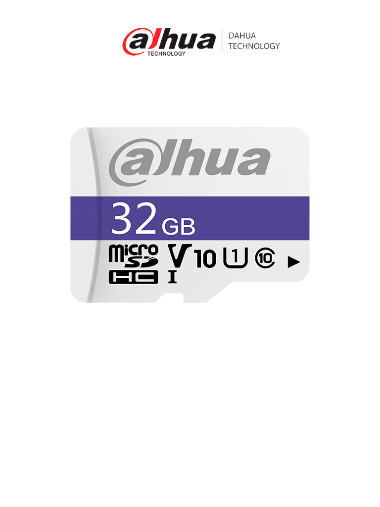 [DHI-TF-C100/32GB] DAHUA DHI-TF-C100/32GB - Dahua Memoria Micro SD de 32 GB UHS-I/ C10/U1/V10/ Velocidad de Lectura 90 MB/s/ Velocidad de Escritura de 15MB/s/ #LoNuevo #MED / NS
