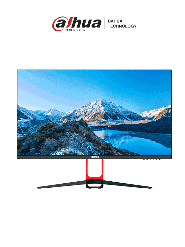 Dahua DHI-LM28-F400 Monitor UHD de 28" ofrece resolución 4K (3840x2160), bisel ultradelgado, ángulo de visión de 178°, altavoces integrados, y conectividad versátil con entradas HDMI y USB, ideal para multimedia.