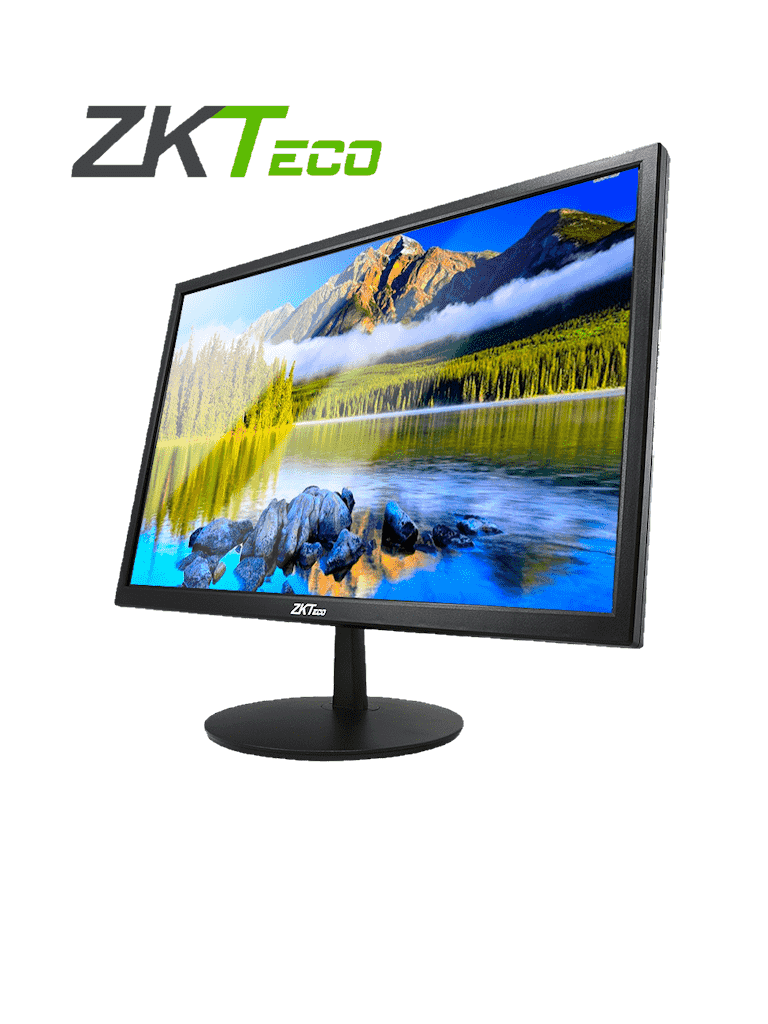 [ZD19-2K] ZKTECO ZD192KSB - Monitor LED HD de 19 pulgadas / Operación 24/7 Ideal para Seguridad/ Resolución 1440 x 900 / 1 Entrada de video HDMI y 1 VGA / Ángulo de Visión Horizontal 170° / Soporte VESA / Incluye Cable HDMI / Sin Altavoces #HD1 #MCI2 #MÁSGAS