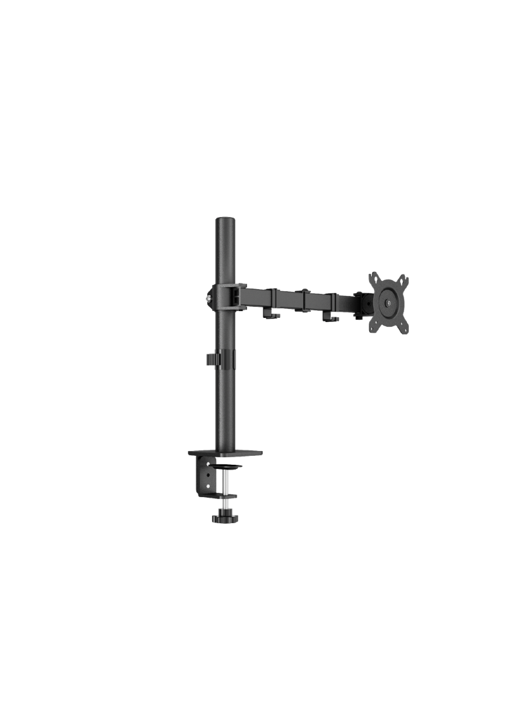 [LMG12-NB] TCE LMG12NB - Soporte de Escritorio para 1 Monitor de 14 a 32 " , Carga Máxima 9Kg , VESA 75x75mm / 100x100mm / Ajuste Inclinación y Rotación