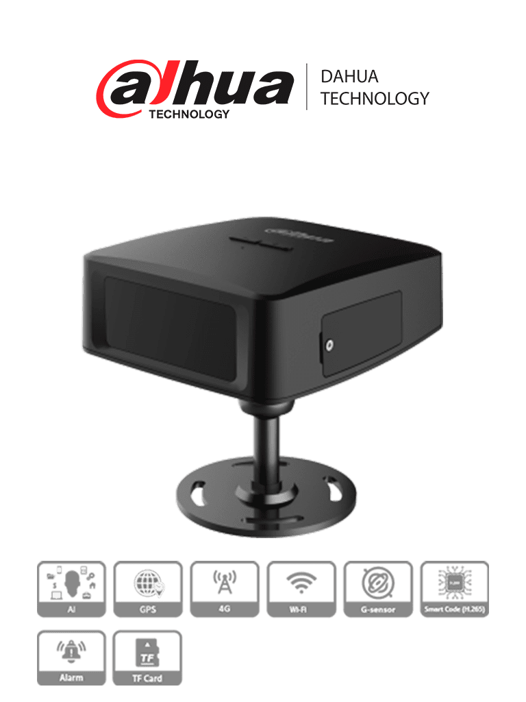 DAHUA MÓVILES DAE-CDMS8113-GFW -Camara para Tablero Vehicular de 1.3 Mp / DSM 720p/ Campo de Vision 55°/ Micrófono y Altavoz Integrado/ 4G/ GPS/ WiFi/ Admite Camaras Moviles HDCVI Externas/Compatible con Mobile Center#NuevosMoviles #DASH #DAMOV #CMO