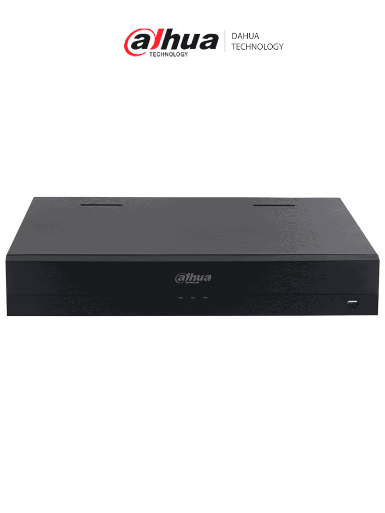 DAHUA DHI-NVR5432-EI2 - NVR de 32 canales IP 8K/ Acupick/ WizSense/ SmartH.265+. Rendimiento de 448 Mbps/ 4 bahías para discos duros/ IA avanzada/ Detección y reconocimiento facial/ ANPR/ SMD/ Detección de EPI/E/S de alarma y audio/8K HDMI output/#LoNuevo