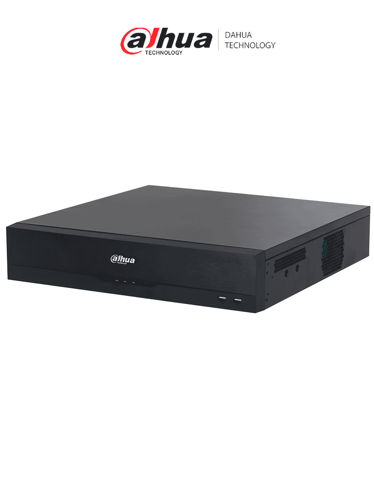 DAHUA DHI-NVR5832-16P-EI2 -NVR de 32 canales IP 8K con 16 puertos PoE y 8 puertos ePoE/ Tecnología Acupick/ detección y reconocimiento facial/ ANPR/ SMD/ Conteo de Personas/ IA por cámara/ 8HDD/ RAID 0/1/5/6/10/ 448 Mbps/8K HDMI output/ #LoNuevo