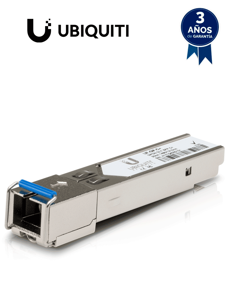 UBIQUITI UF-GP-C+- Módulo GPON C+ SFP compatible con OLT Ubiquiti, con capacidad para hasta 128 UF-Nano por puerto GPON #DicUBI