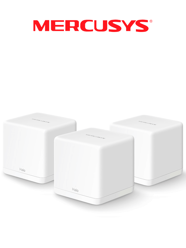 MERCUSYS - HALO H30G(3-PACK) / Sistema Wi-Fi Mesh para todo el hogar AC1300 / Paquete con 3 piezas #TP9