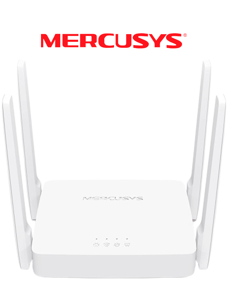 MERCUSYS AC10 - Router inalámbrico AC1200 / 2 Puertos LAN 10/100 / 1 Puerto WAN 10/100 / 4 antenas externas de 5 dBi #TPMCIQ2