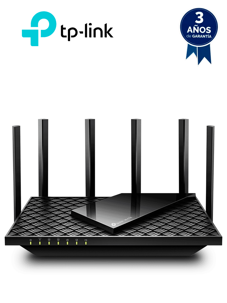 [ARCHERAXE75] TP-LINK ARCHER AXE75 - Router Triple Banda AX6600 MU-MIMO , 1 Puerto WAN/LAN 2.5 Gbps , 1 Puerto WAN/LAN 1Gbps , 3 Puertos LAN 10/100/1000 Mbps , 2 puerto USB 3.0 , 8 antenas de alta ganancia , OneMesh ™ #BuenFinTP