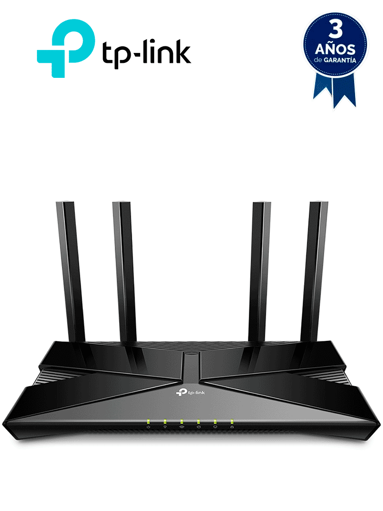 TP-LINK Archer AX10 - Ruteador WiFi 6 AX 1500 Mbps con 1 puerto WAN RJ45 Gigabit Ethernet, 4 puertos LAN RJ45 Gigabit Ethernet, tecnologías MU-MIMO 2X2 y OFDMA, además 4 antenas con Beamforming. #DL79 #MCI2 #TPMCIQ2