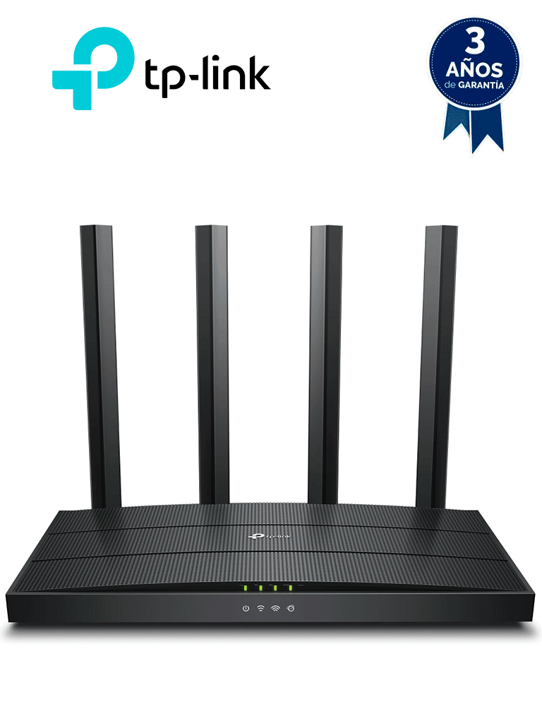 TP-LINK Archer AX12 - Ruteador WiFi 6 AX 1500Mbps con 1 puerto WAN RJ45 Gigabit Ethernet, 3 puertos LAN RJ45 Gigabit Ethernet, tecnologías MU-MIMO y OFDMA, además 4 antenas con Beamforming.#O1