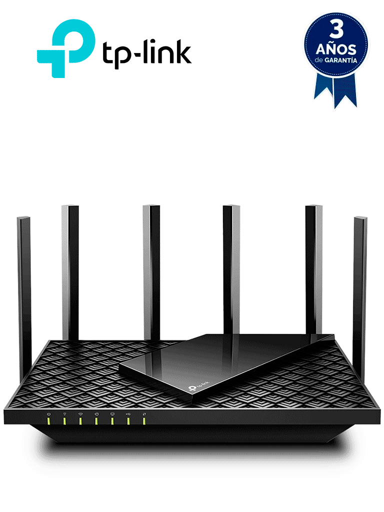 TP-LINK Archer AX73 - Ruteador WiFi 6 AX de 5400 Mbps con 1 puerto WAN RJ45 Gigabit Ethernet, 4 puertos LAN RJ45 Gigabit Ethernet, tecnologías MU-MIMO y OFDMA, además 6 antenas con Beamforming. #GAMETP