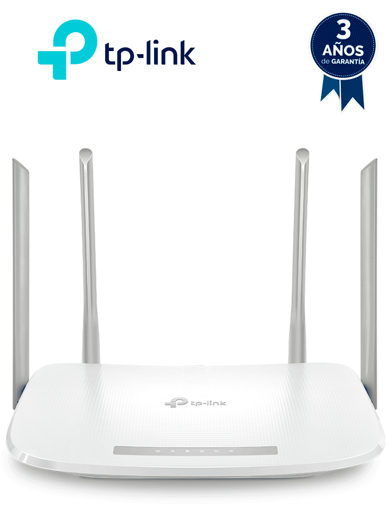 TP-LINK EC220-G5 - AC1200 Wireless Dual Band Gigabit Router/ 300Mbps a 2.4GHz + 867Mbps a 5GHz/ IPv6/ 4 antenas externas omnidireccional/ 3 Puertos LAN 10/100/1000 Mbps/ 1 Puerto WAN 10/100/1000 Mbps #TP