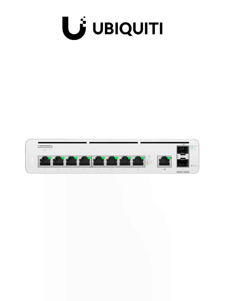 UBIQUITI UISP-Console - Consola UISP con switch integrado y puerta de enlace ethernet multigigabit , 9 puertos GbE RJ45 , 2 puertos SFP+ DE 10G , Rendimiento NAT de 8500 Mbps , Aplicación UISP integrada.