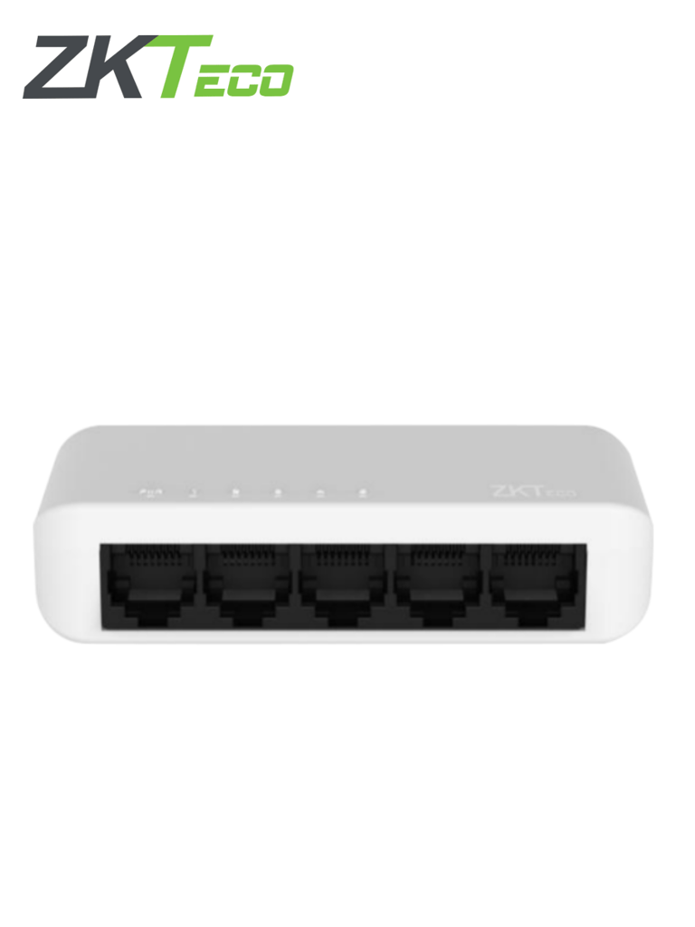 ZKTECO CDTSE55C - Switch para Escritorio de 5 Puertos / Fast Ethernet 10/100 / Diseño Compacto / Auto MDI/MDIX / Indicadores de funcionamiento / Carcasa de Plástico / No Administrable #MI2O #ZKGAME