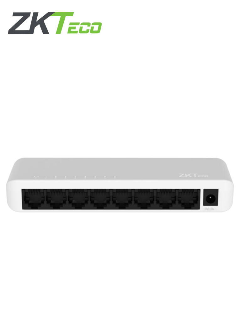 ZKTECO ESE85G- Switch para Escritorio de 8 Puertos / Gigabit Ethernet / Diseño Compacto / Auto MDI/MDIX / Indicadores de funcionamiento / Carcasa de Plástico / No Administrable #MI2O #ZKGAME