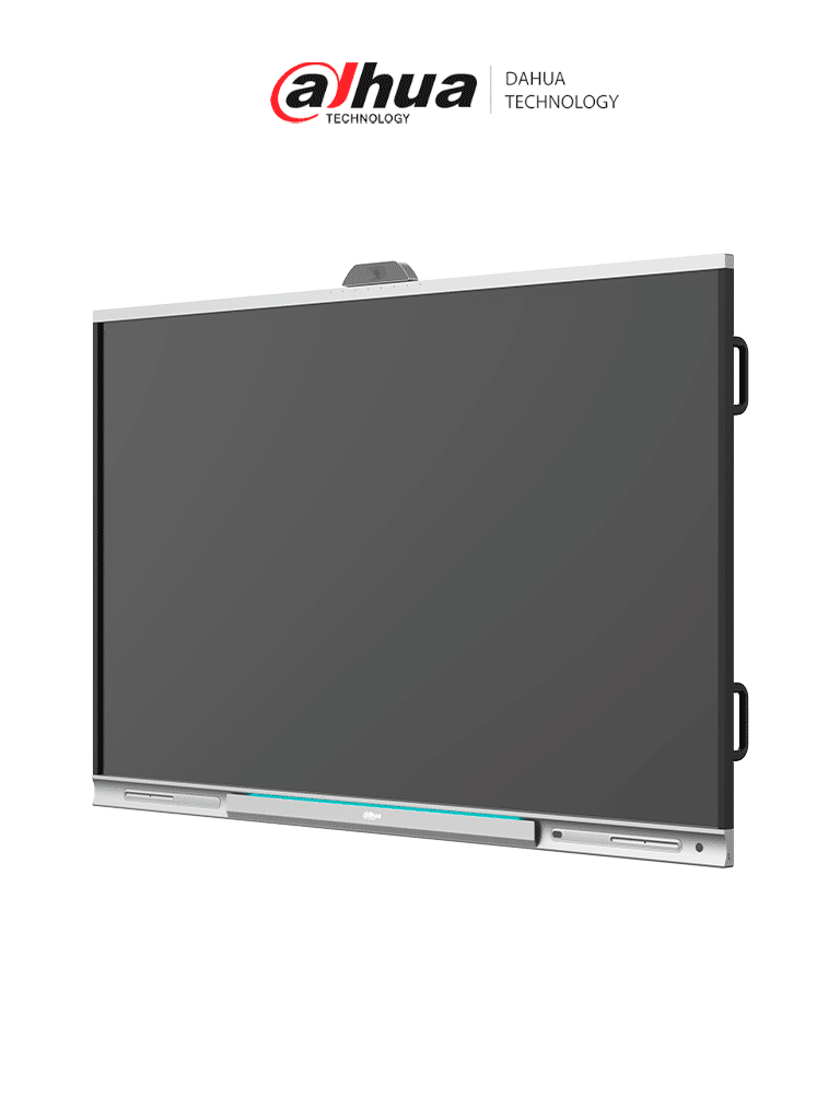 [DHI-LPH75-MC470-P] DAHUA DHI-LPH75-MC470-P-S2 - Pantalla Interactiva ofrece resolución 4K UHD, tamaño de 75", touch screen, sistema Android, cámara de 48MP, brillo de 350 cd/m², micrófono y altavoces integrados en un resistente case metálico.