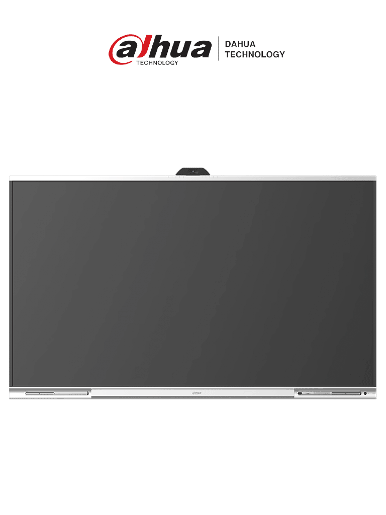 [DHI-LPH86-MC470-P] DAHUA DHI-LPH86-MC470-P - Pantalla interactiva UHD 4K de 86" con sistema Android. Ofrece resolución 3840x2160, cámara de 48MP, micrófono y altavoces integrados. Diseño robusto con carcasa metálica y brillo de 350 cd/m² para imágenes claras.