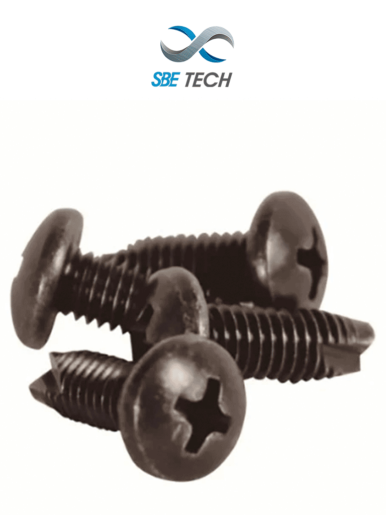 SBE TECH SBEJTACERO - Juego de 50 tornillos 10/32 para rack de acero, especial para rack y cuadrarack