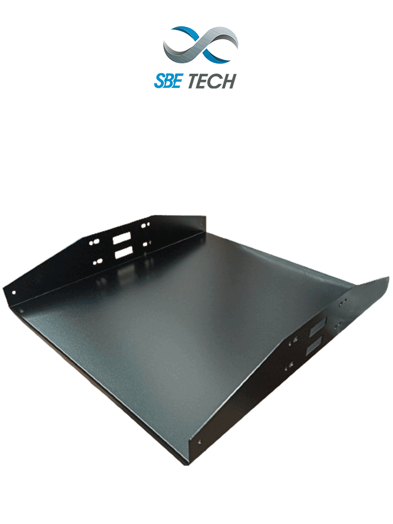 [SBE-CDL1P1918] SBE TECH SBE-CDL1P1918 - Charola Doble para rack con medidas de 19" (48.26 cm) de ancho x 18" (45.72 cm) de largo, y soporta hasta 34 kg 2 UR