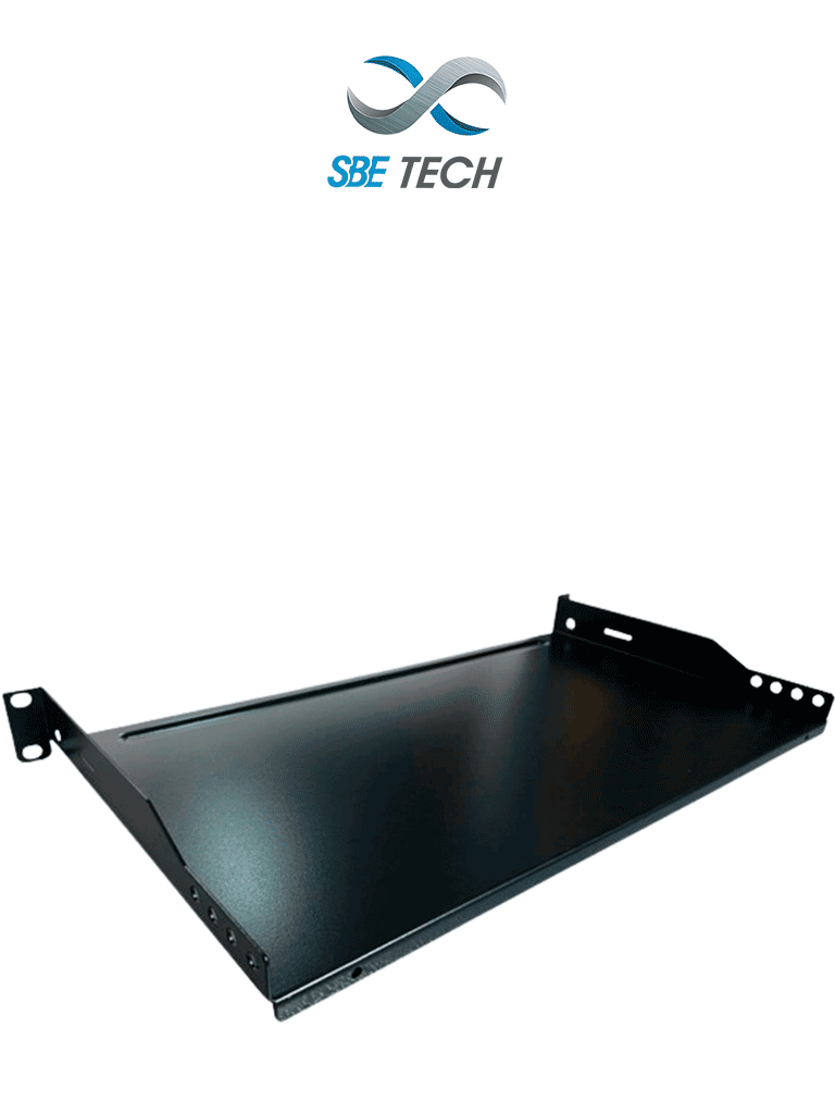 [SBE-CT19101U] SBE TECH CT19101U - Charola fija para rack de 19 pulgadas x 25.4 centímetros, 1 UR en color negro